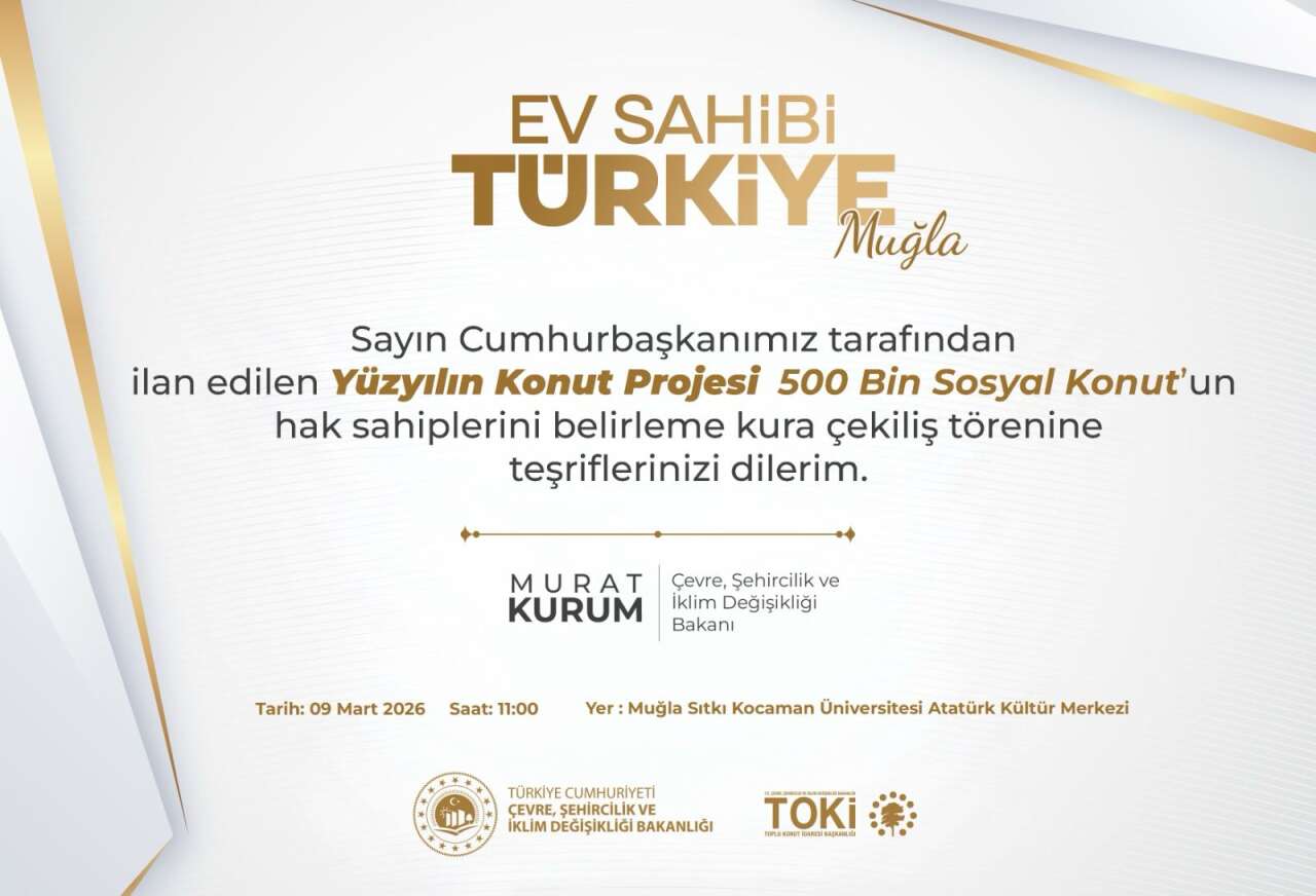 Muğla’da TOKİ Kurası Son Dakika Ertelendi 6